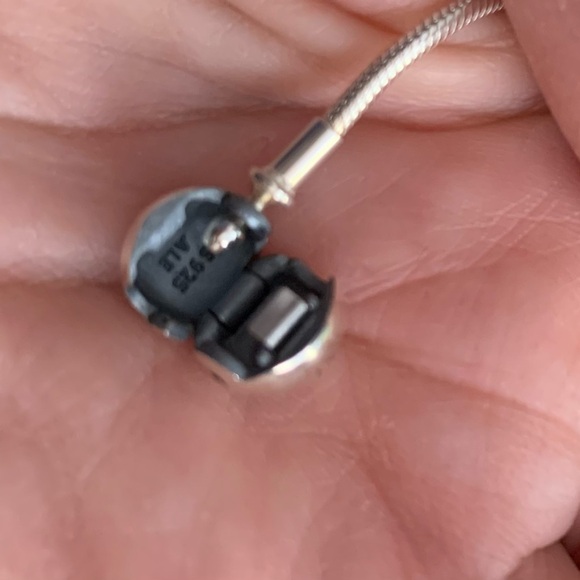 Pandora Essence 23" Snake Chain with Retired Appreciation Charm - S925-Ale - Picture 4 of 7